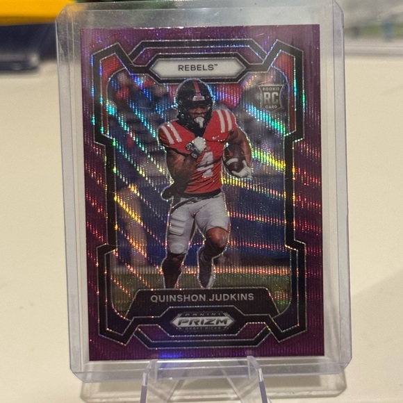 Panini Other - 2024 Quinshon Judkins Purple Panini Prizm Rookie Draft Picks card. Cleveland